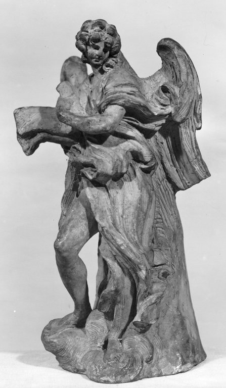 Angelo portatitolo (statuetta) by Bernini Gian Lorenzo (sec. XVII) 